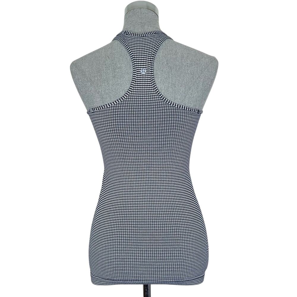 Lululemon Gingham Inkwell Cool Racerback‎ - Picture 3 of 5